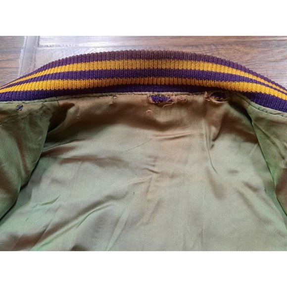 VTG 50S? MARSHALL GAMEMASTER  College Varsity Jacket. Big G.  Baseball & Track - Picture 15 of 16